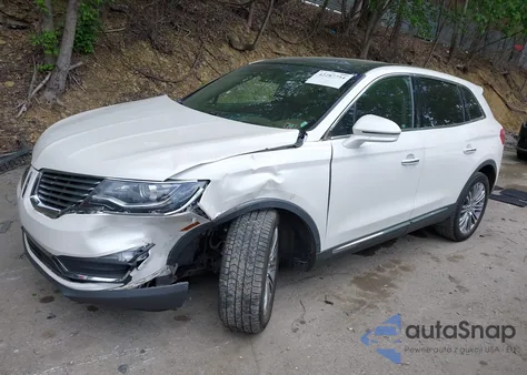 2017 Lincoln Mkx Reserve z USA, uszkodzony, nr VIN 2LMPJ8LR7HBL28384